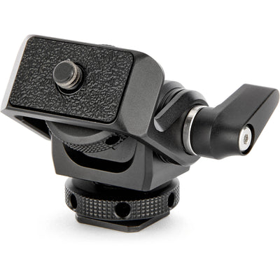 The Monty 1 Mighty Mini Cold Shoe provides a secure ultra-compact pan and tilt solution to position cameras monitors microphones and LED lights precisely.