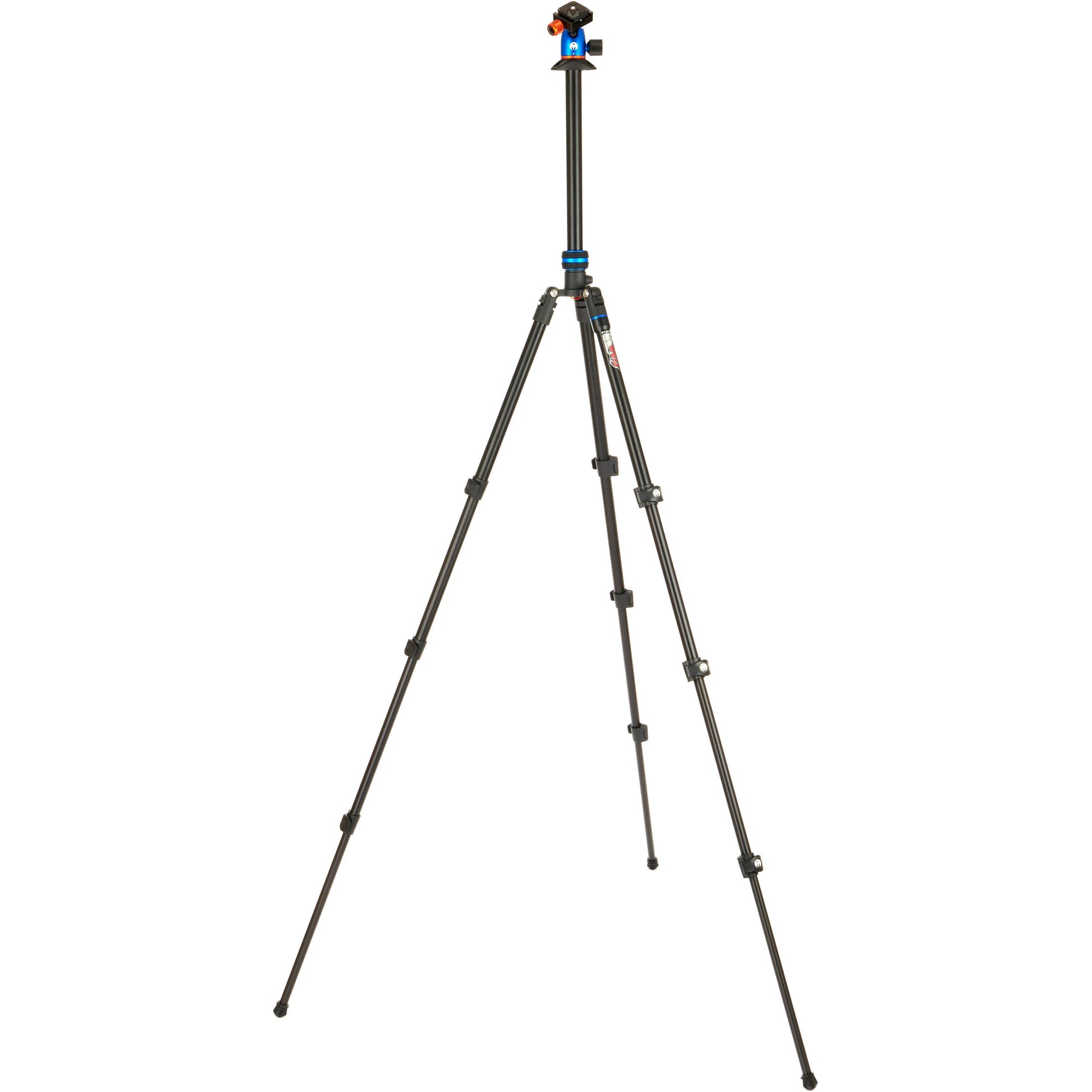 3 Legged Thing Punks Patti 2.0 Flip Lock Tripod in blue – magnesium alloy, 4-section legs with flip locks, AirHed Mini ball head, 10 kg load capacity, converts to monopod.