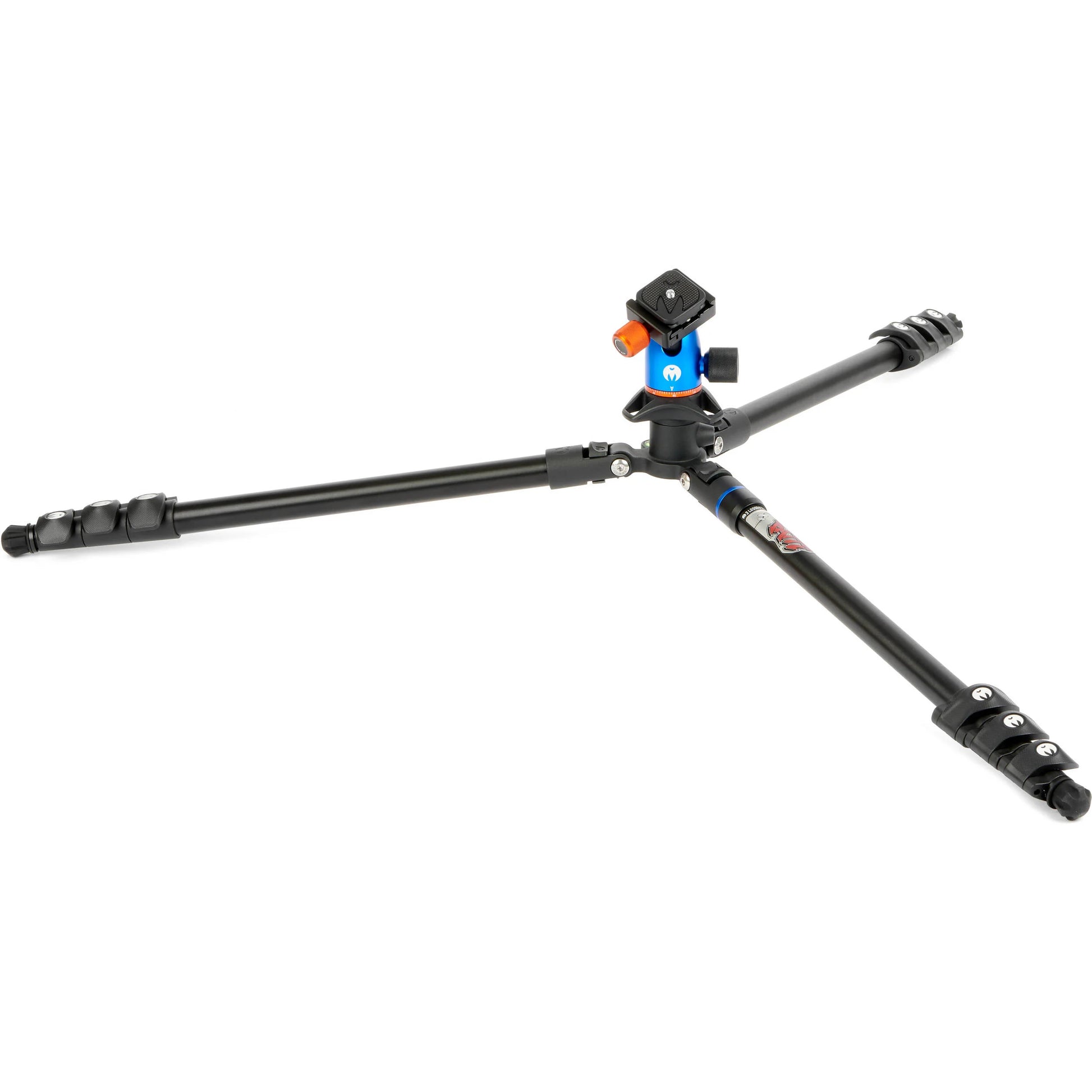 3 Legged Thing Punks Patti 2.0 Flip Lock Tripod in blue – magnesium alloy, 4-section legs with flip locks, AirHed Mini ball head, 10 kg load capacity, converts to monopod.
