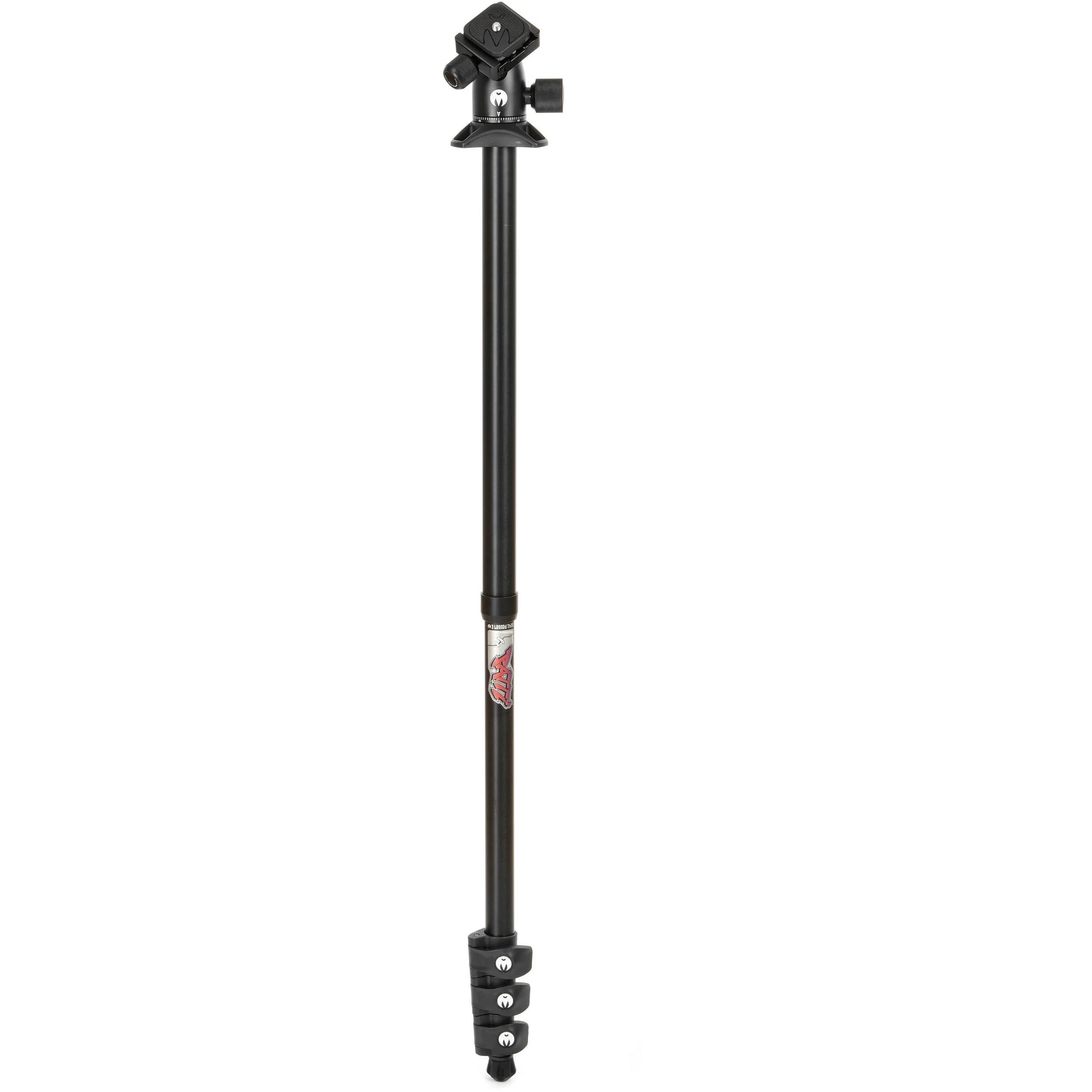 3 Legged Thing Punks Patti 2.0 Flip Lock Tripod in matte black – magnesium alloy, 4-section legs with flip locks, AirHed Mini ball head, 10 kg load capacity, reversible center column, converts to monopod.