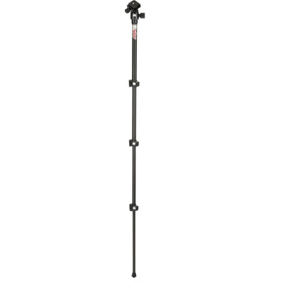 3 Legged Thing Punks Patti 2.0 Flip Lock Tripod in matte black – magnesium alloy, 4-section legs with flip locks, AirHed Mini ball head, 10 kg load capacity, reversible center column, converts to monopod.