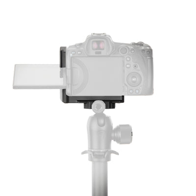 3 Legged Thing Roxie QD L-Bracket for Canon R5, R5C, R6, and R6 II, Arca-Swiss compatible, lightweight aluminium build.