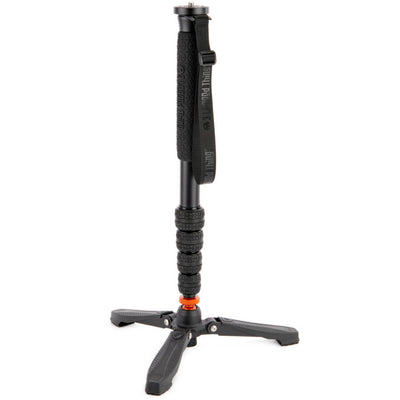 3 Legged Thing Taylor Monopod Superkit (Black) with detachable stabiliser for professional photography and videography.
