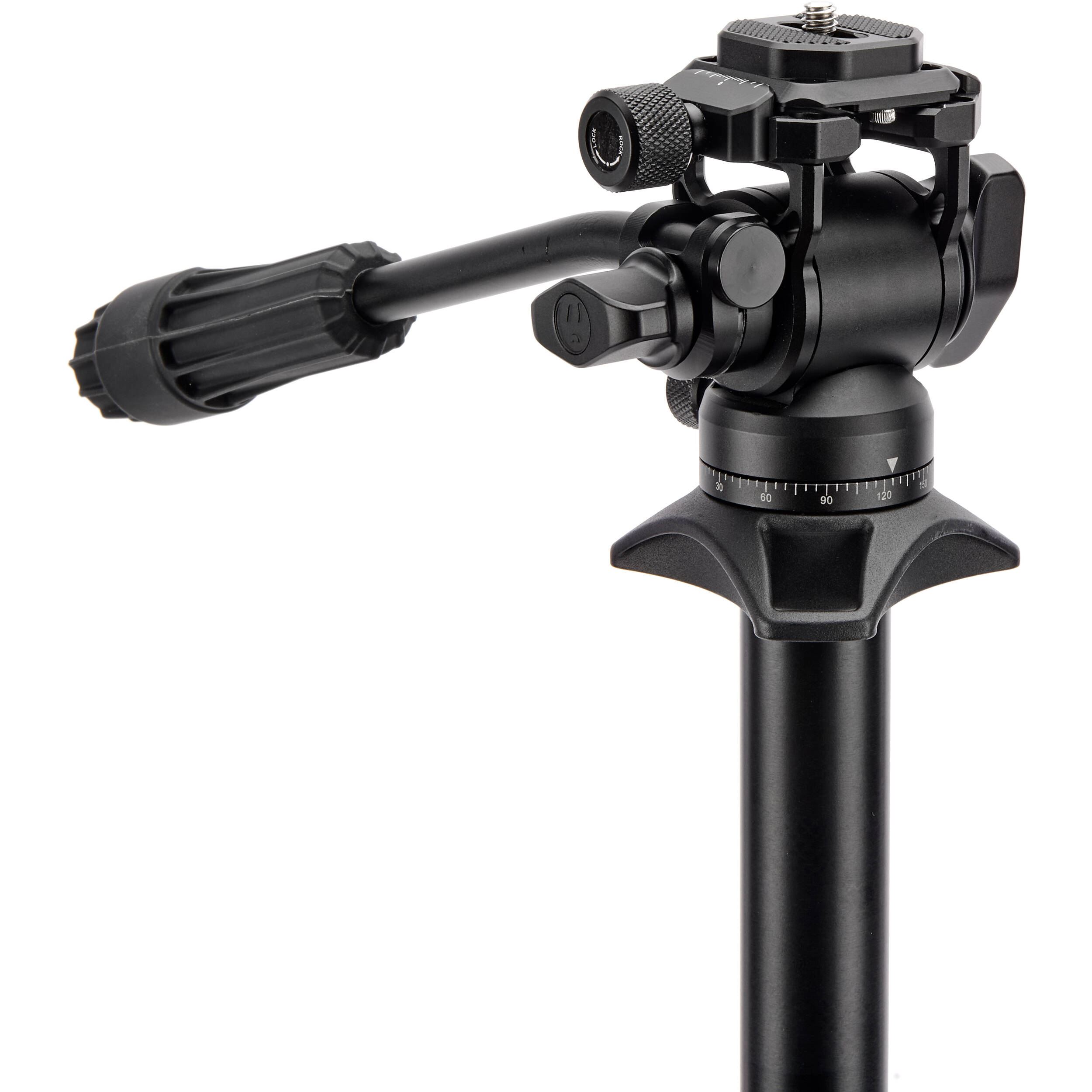 3 Legged Thing Taylor Monopod Superkit (Black) with detachable stabiliser for professional photography and videography.