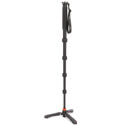 3 Legged Thing Taylor Monopod Superkit (Black) with detachable stabiliser for professional photography and videography.