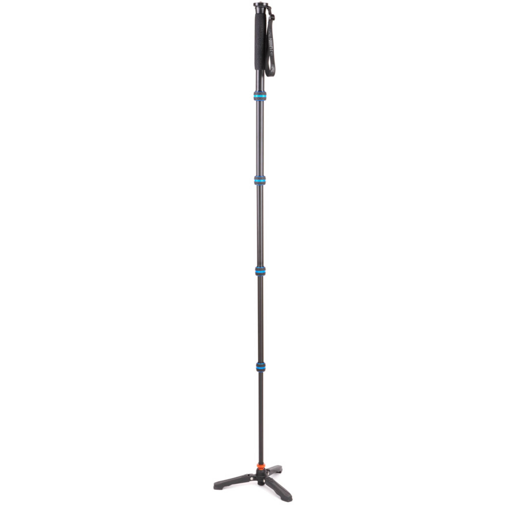 3 Legged Thing Taylor Monopod Superkit (Blue) with detachable stabiliser for professional photo and video setups.