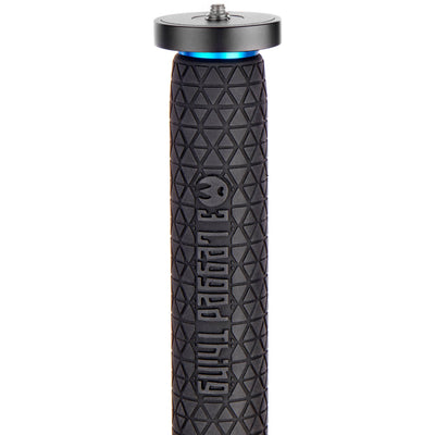 3 Legged Thing Trent Monopod Superkit in blue with interchangeable tripod footwear for professional stability.