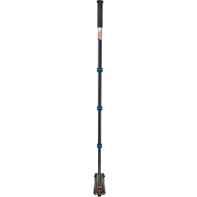 3 Legged Thing Trent Monopod Superkit in blue with interchangeable tripod footwear for professional stability.