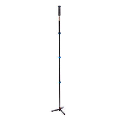 3 Legged Thing Trent Monopod Superkit in blue with interchangeable tripod footwear for professional stability.
