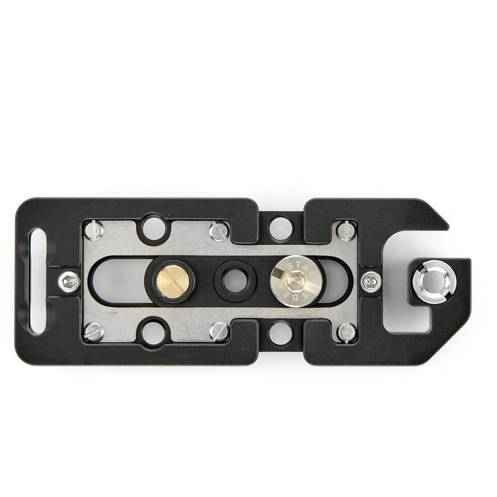 3 Legged Thing Ultra Quick Release Plate in black bottom view