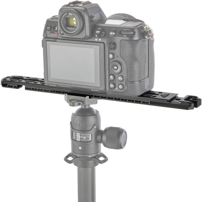 3 Legged Thing 300mm Ultra Plate in darkness finish with extended design and multiple mounting options.