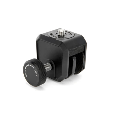 Window Mount Clamp for securely mounting cameras on vehicle windows, with rubber padding to protect glass.