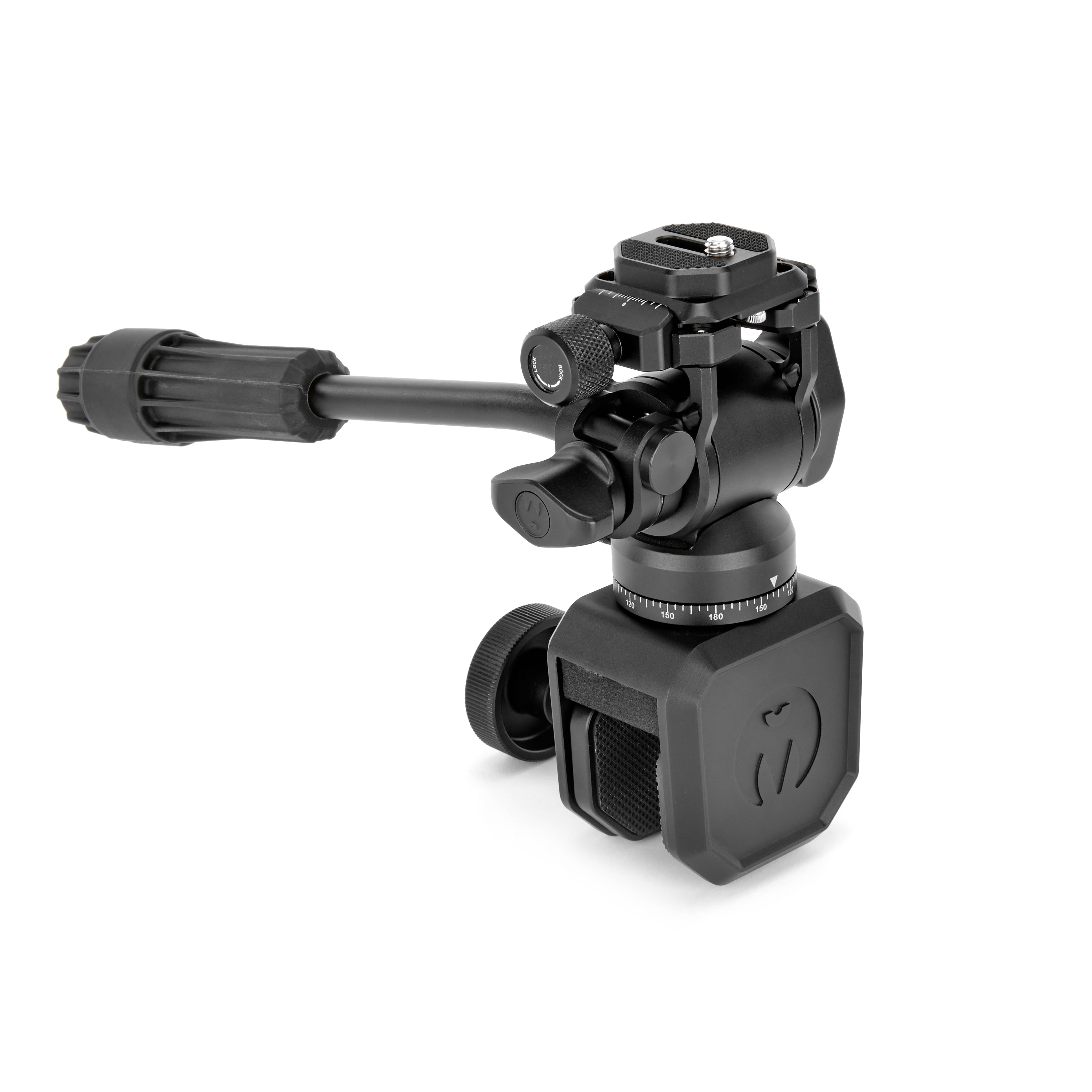3LT Window Mount Clamp with AirHed Trinity for stable 360˚ camera panning.