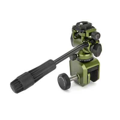 3LT Window Mount Clamp with AirHed Trinity for stable 360˚ camera panning.
