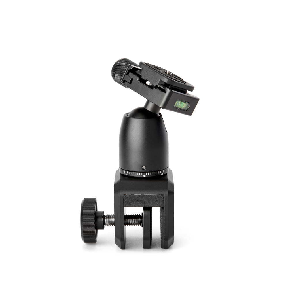 3 Legged Thing Window Mount with AirHed Mini attached to a vehicle window with camera mounted
