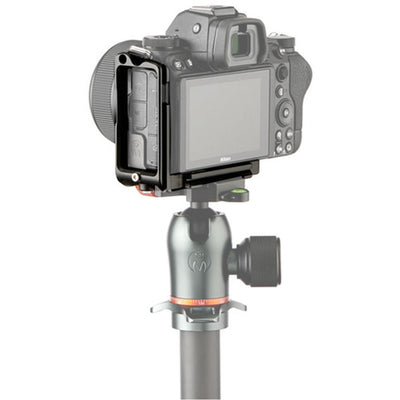 3 Legged Thing Zelda L-Bracket for Nikon Z-series cameras in grey with Arca-Swiss compatibility.