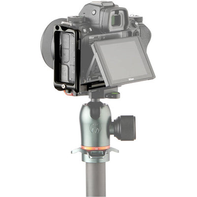 3 Legged Thing Zelda L-Bracket for Nikon Z-series cameras in grey with Arca-Swiss compatibility.