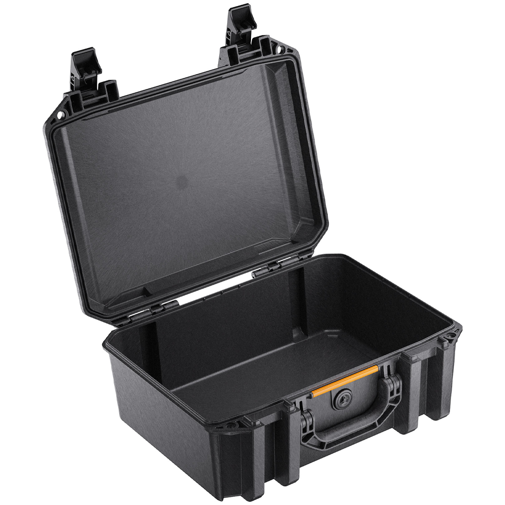 Store, protect and transfer your photography gear with the small Pelican V100 Vault Pistol Case. It is crushproof, dustproof, and weather-resistant.
