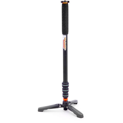 3 Legged Thing Trent Monopod Superkit in grey with interchangeable tripod footwear for professional stability.