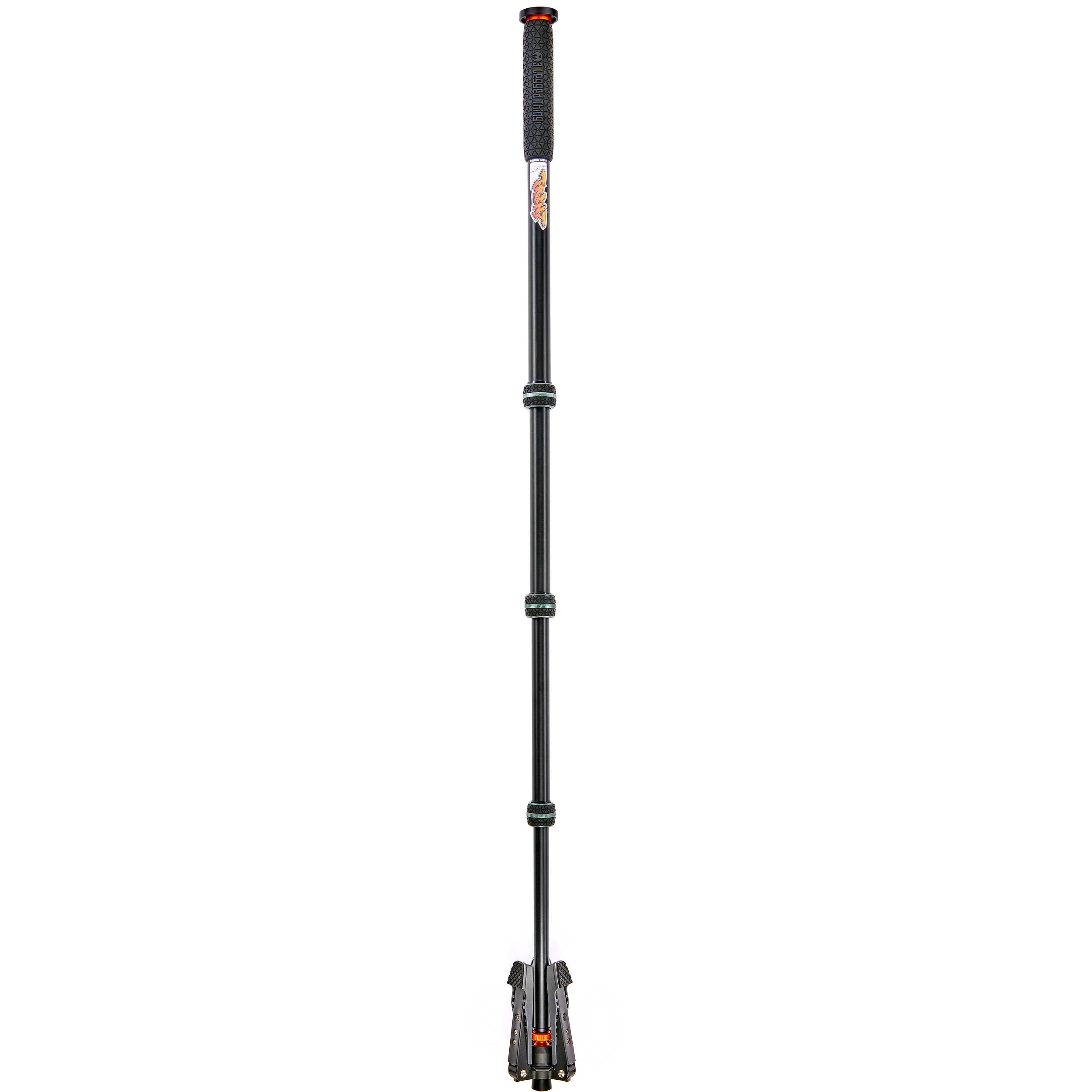 3 Legged Thing Trent Monopod Superkit in grey with interchangeable tripod footwear for professional stability.