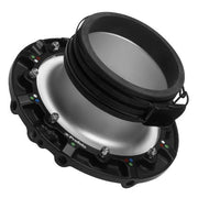 Profoto RFi Speedring Adapter for Profoto lights with metal mounting ring and black finish.