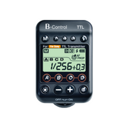 Control the light of your strobe with the wireless remote control for B500 and B360. It has an LCD interface, bright enough to be used outdoors.