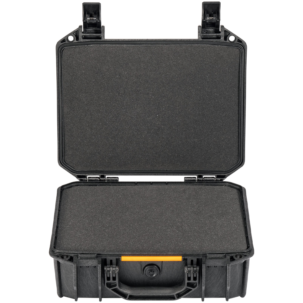 Store, protect and transport your photography gear in the waterproof Pelican V200 Vault Medium Pistol Case with foam inserts for organising your gear.