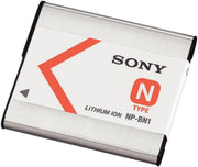 Sony NP-BN1 rechargeable lithium-ion camera battery for select compact Sony cameras.