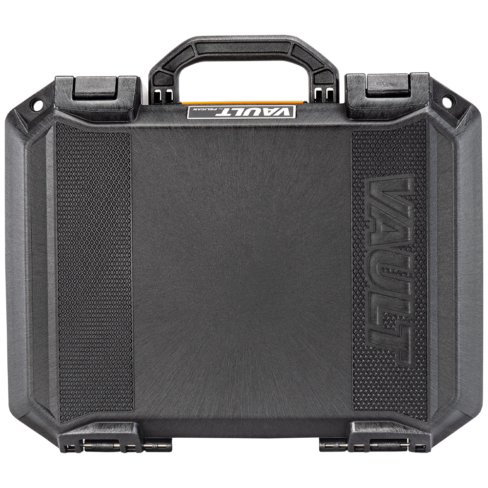 Store, protect and transfer your photography gear with the small Pelican V100 Vault Pistol Case. It is crushproof, dustproof, and weather-resistant.