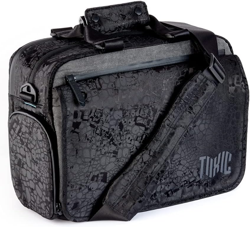 Toxic Wraith Large Onyx Messenger Bag for camera gear and laptop.