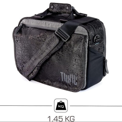 Toxic Wraith Large Onyx Messenger Bag for camera gear and laptop.