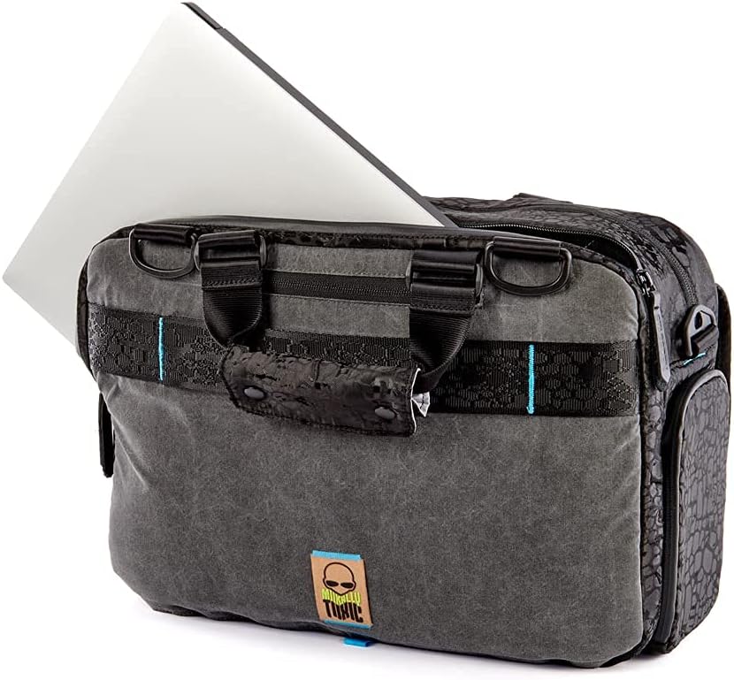 Toxic Wraith Large Onyx Messenger Bag for camera gear and laptop.