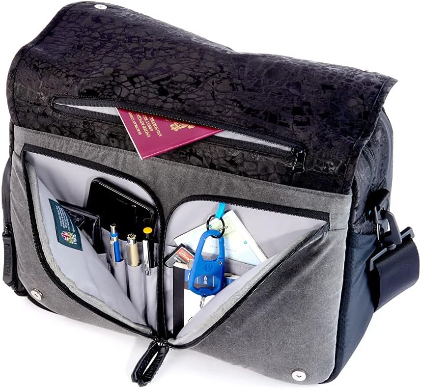Toxic Wraith Large Onyx Messenger Bag for camera gear and laptop.