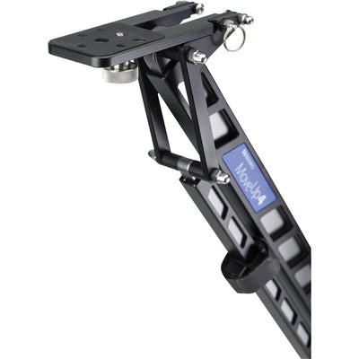 Camera slider with digital display on a white background