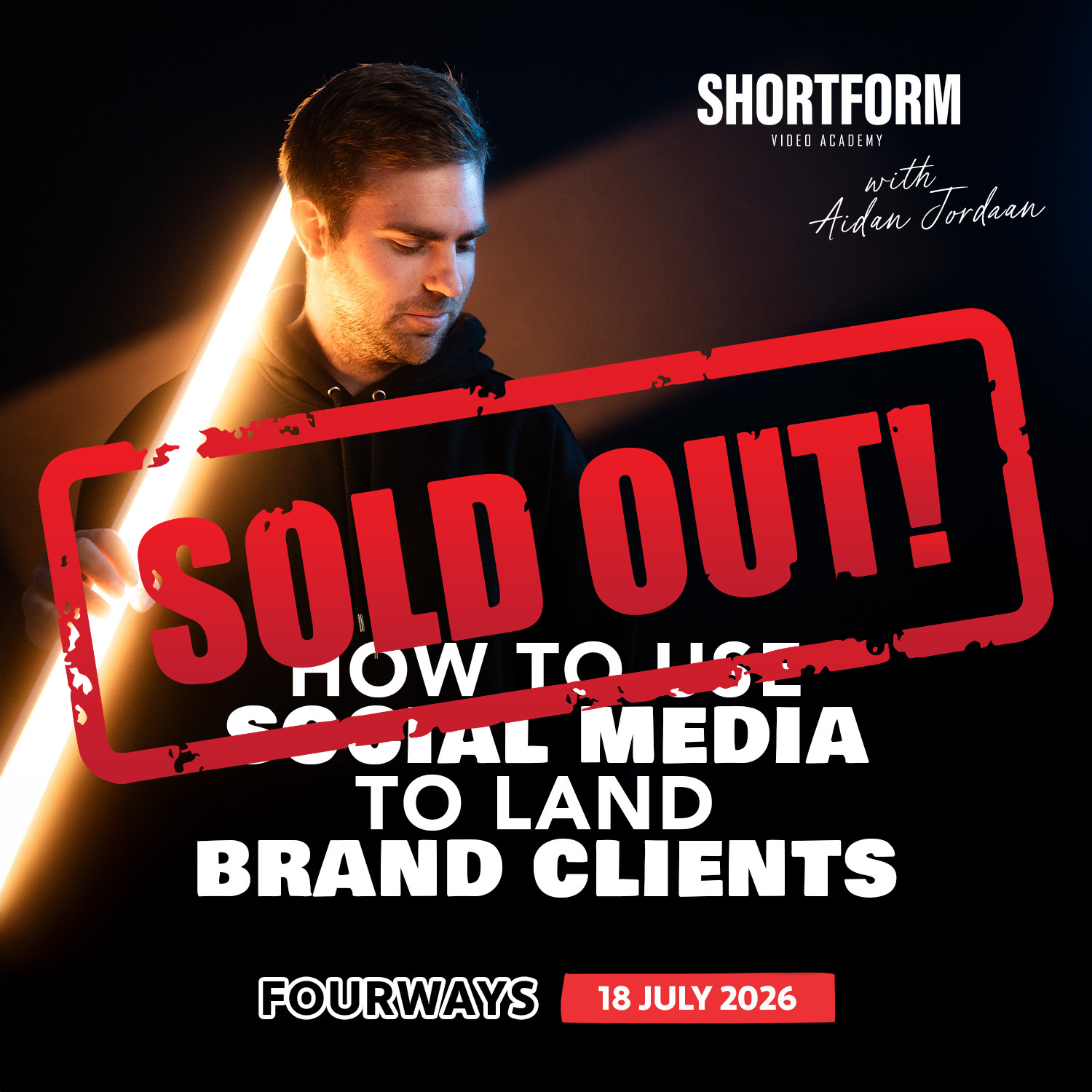 Shoot to Sell: How to Use Social Media to Land Brand Clients by Aidan Jordaan x Canon | 18 Jul