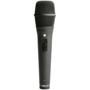 RODE M2 GO handheld condenser microphone with supercardioid polar pattern and durable metal construction for live performances and recording.
