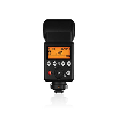 This Hahnel Modus 360RT camera flash is 4x faster than AA powered speedlights.