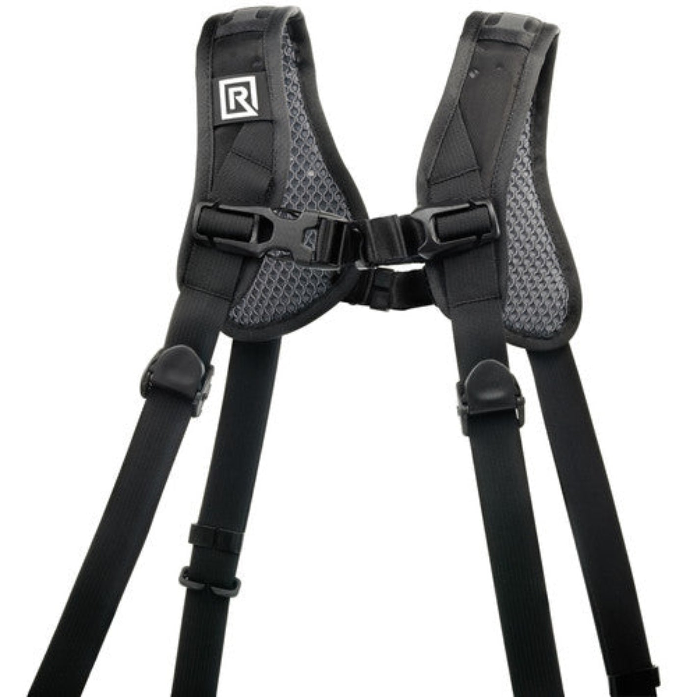 Designed with the utmost comfort in mind and with a well-ventilated nylon-webbed harness, including non-slip mesh pads that cushion your back. 
