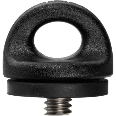 Use the BlackRapid FR-5 FastenR to screw into a 1/4-inch 20-mount for a camera or lens, securely and effortlessly.