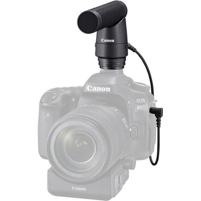 The Canon DM-E1 Directional Stereo Microphone is the best external microphone for DSLR cameras and helps to enhance audio quality when recording video.