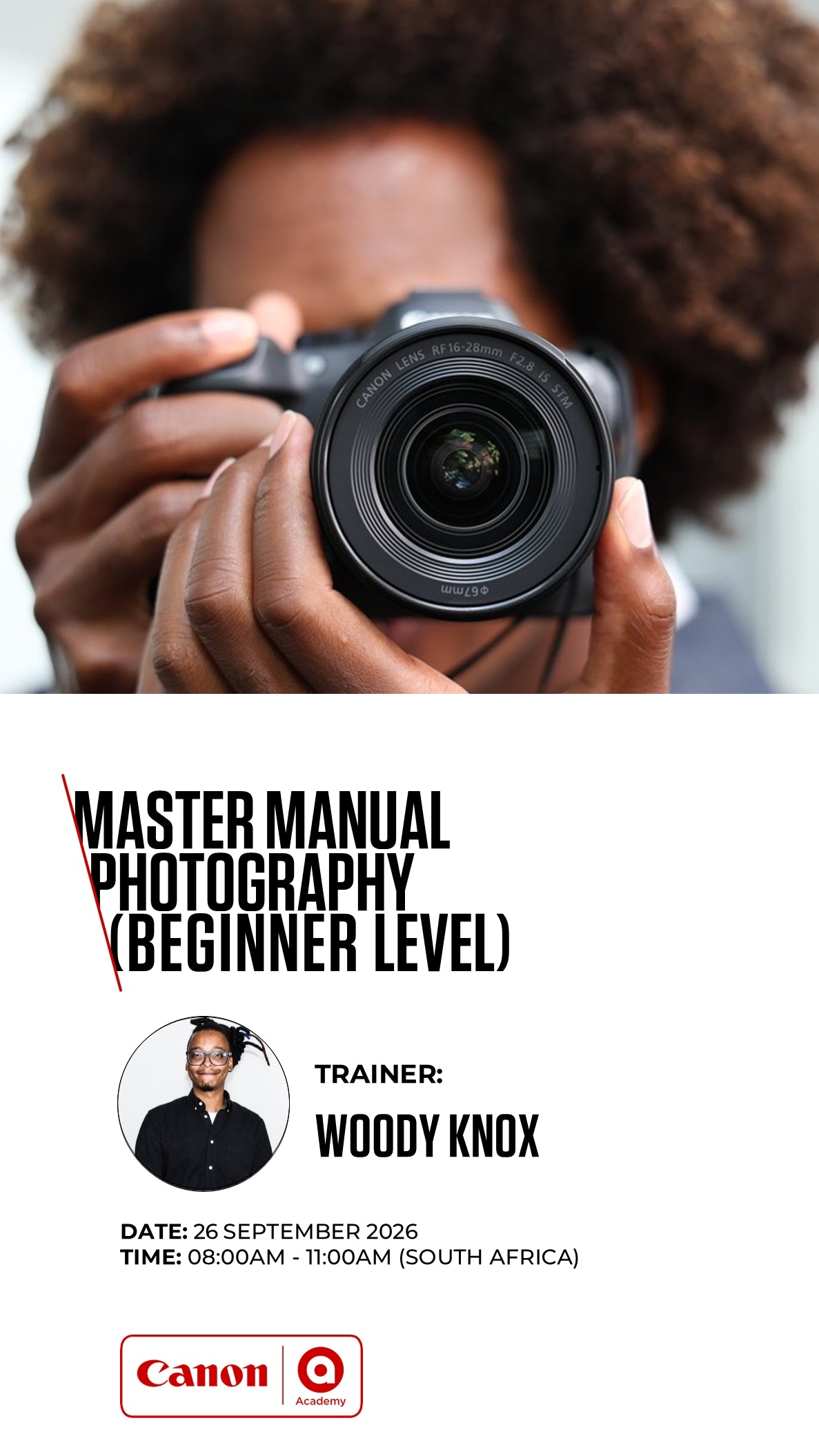 Master Manual Photography - Beginner Level | 26 Sept