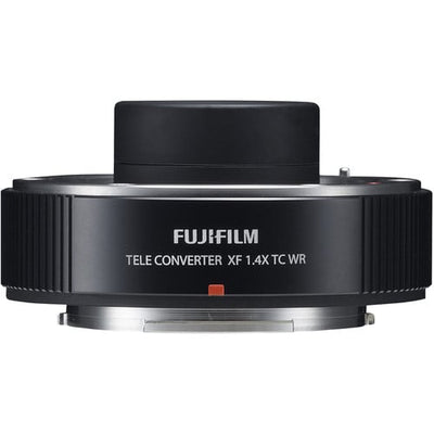 Fujifilm XF 1.4x TC WR Teleconverter – extends XF telephoto lens reach by 1.4x with weather-resistant design.