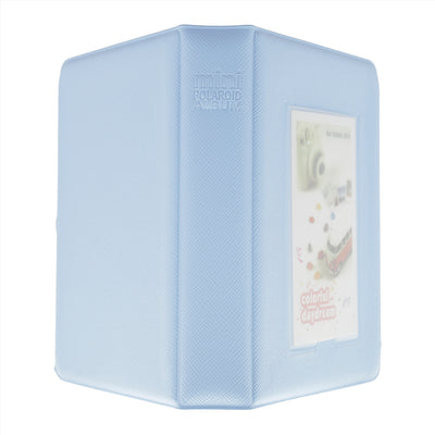 Light blue hexagonal container with a label on a white background