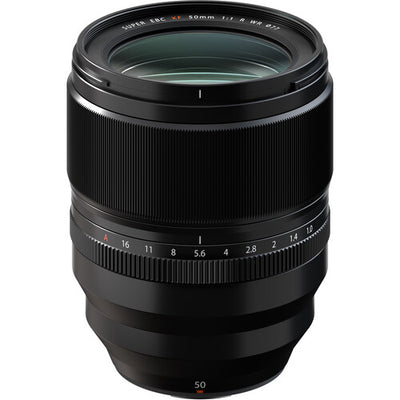 Fujifilm XF 50 mm f/1.0 R WR: ultra-bright, weather-sealed portrait prime (75 mm equivalent), for dramatic bokeh and low-light performance.