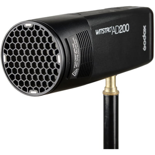 Godox AK-R1 accessory kit for H200R round flash head — black mounting ring, diffusion domes, and gel holder