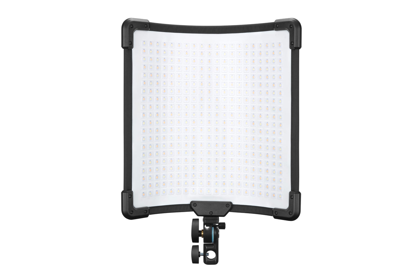 Godox FH50Bi flexible bi-color LED light panel, 30x30cm, foldable, color temp 2800-6500K, CRI/TLCI 97, 11 special effects, wireless control via app or remote, lightweight and slim design for versatile use