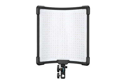 Godox FH50Bi flexible bi-color LED light panel, 30x30cm, foldable, color temp 2800-6500K, CRI/TLCI 97, 11 special effects, wireless control via app or remote, lightweight and slim design for versatile use