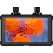 Portable monitor with colorful display and 'MARS M1' branding on a white background