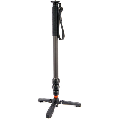 3 Legged Thing Lance Monopod Superkit (Black) with carbon fibre build, ball head, and accessories for stable photography and video.