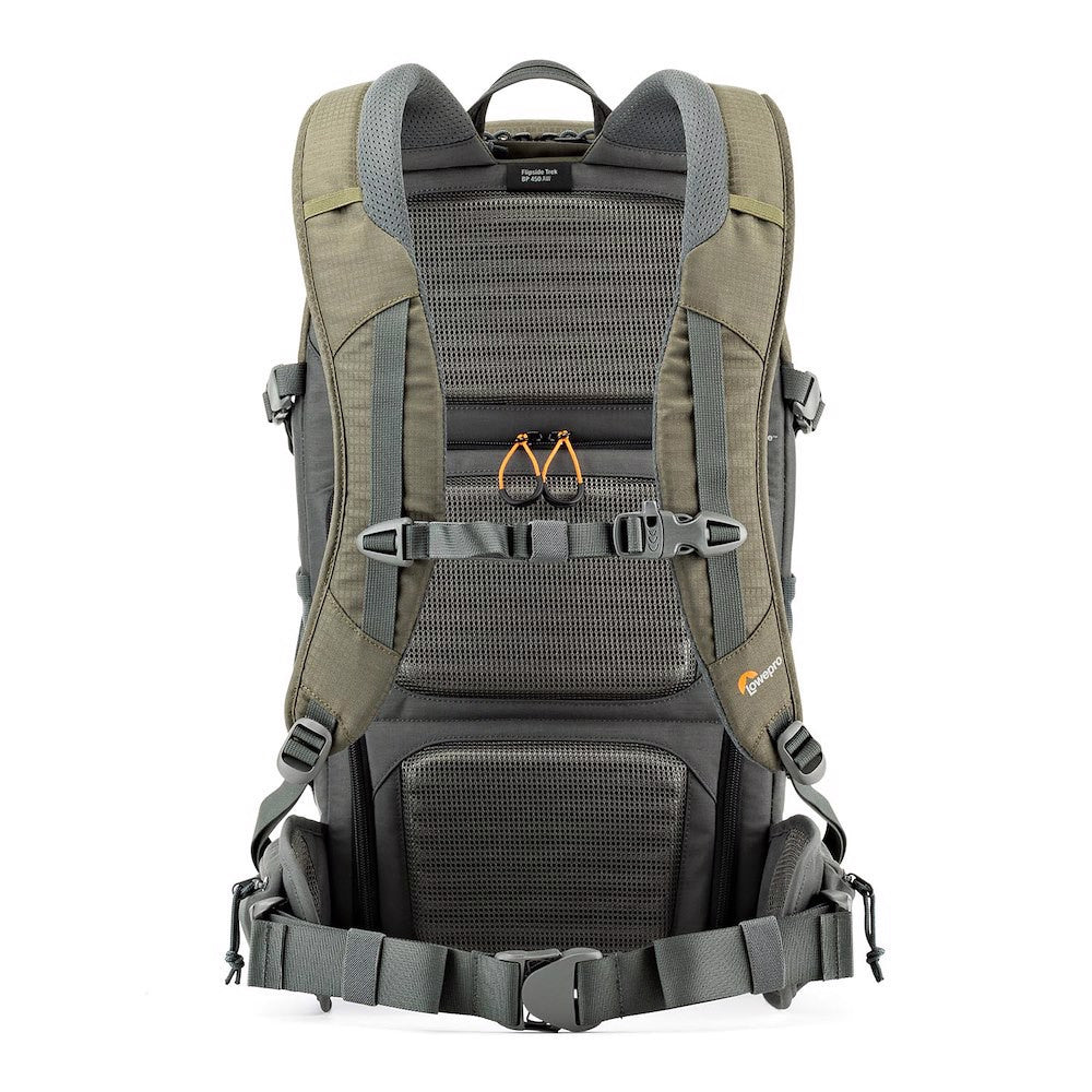 Lowepro Flipside Trek BP 450 AW dark green camera backpack for DSLR and tablet